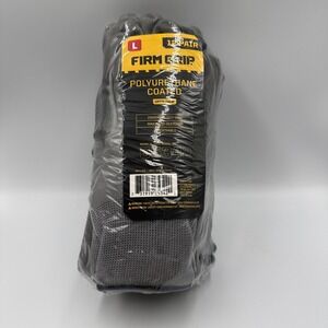 Firm Grip 12 Pair Large Polyurethane Coated Crew Work Garden Gloves NEW!